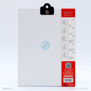 Bao da IPAD AIR 1/2/5/6/7/8 màu xám xanh lưng trong KAKU TPU SHUANGMIAN