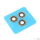 Dán bảo vệ CAMERA màu gold kim tuyến IPHONE 12 PRO MAX KUZOOM DIAMOND 3 mắt