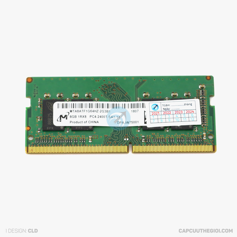 RAM DDR4 8GB BUS 2400 máy bộ bh12t