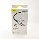 CÁP SẠC ĐIỆN THOẠI NAM CHÂM 3 ĐẦU USB A TO LIGHTNING - TYPE C - MICRO BASEUS (TZCAXC-A01)