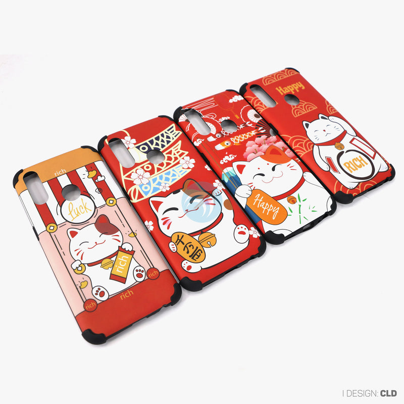Ốp lưng OPPO A31 hình mèo thần tài nhựa cứng