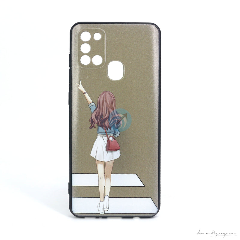 Ốp lưng SAMSUNG A21S (cô gái sành điệu)