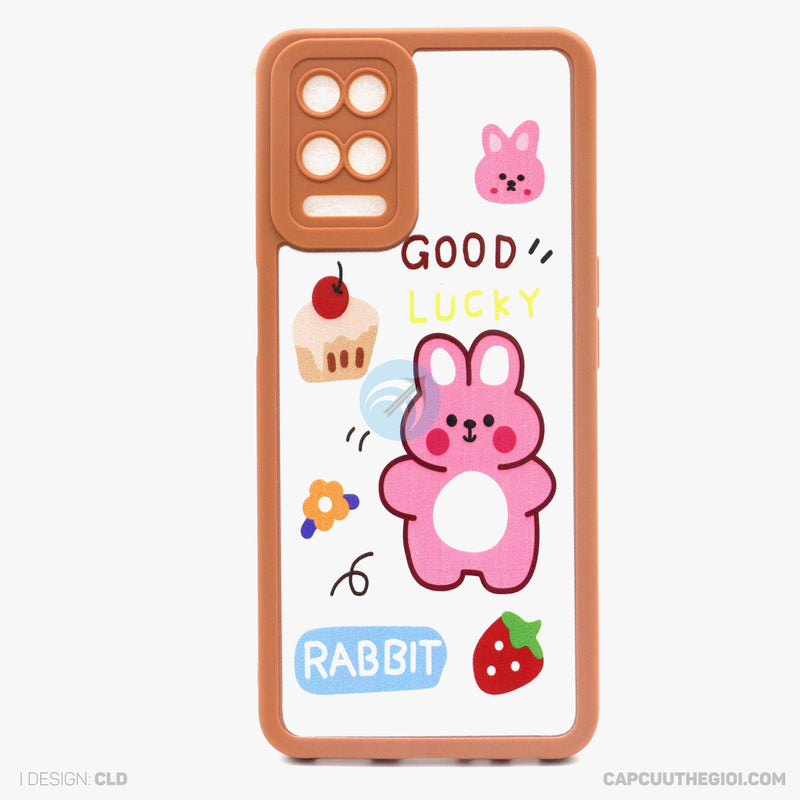 Ốp lưng OPPO A54 tpu vuông màu in hình cute bảo về camera
