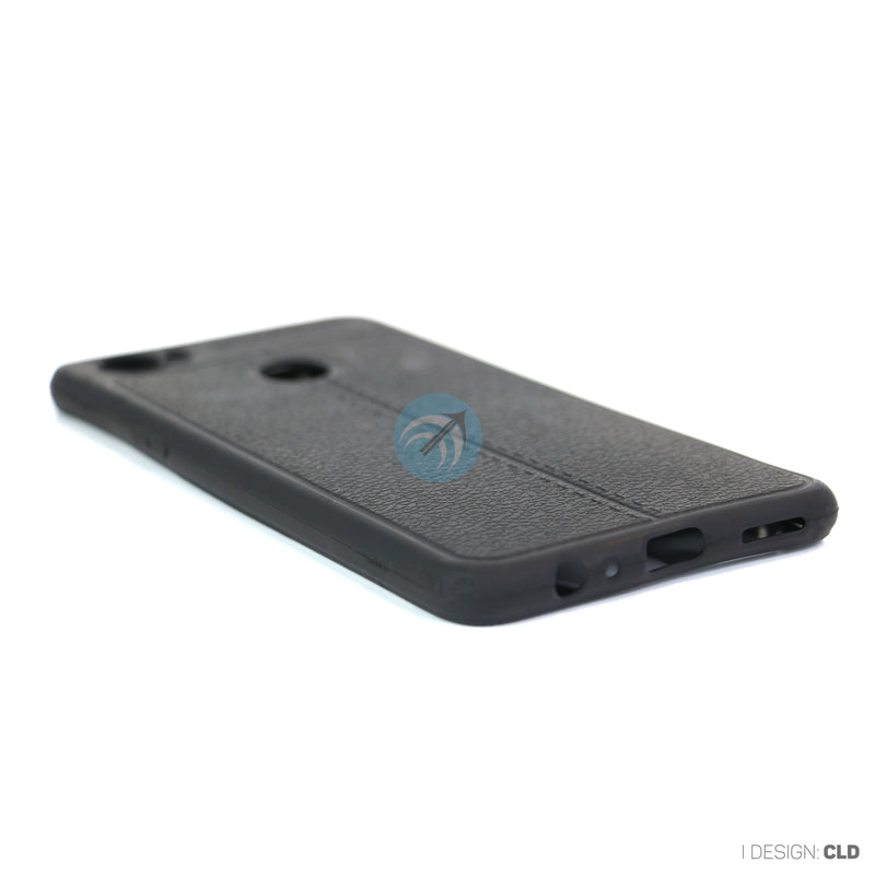 ỐP LƯNG DA ĐIỆN THOẠI OPPO F7 AUTO DẺO ĐEN