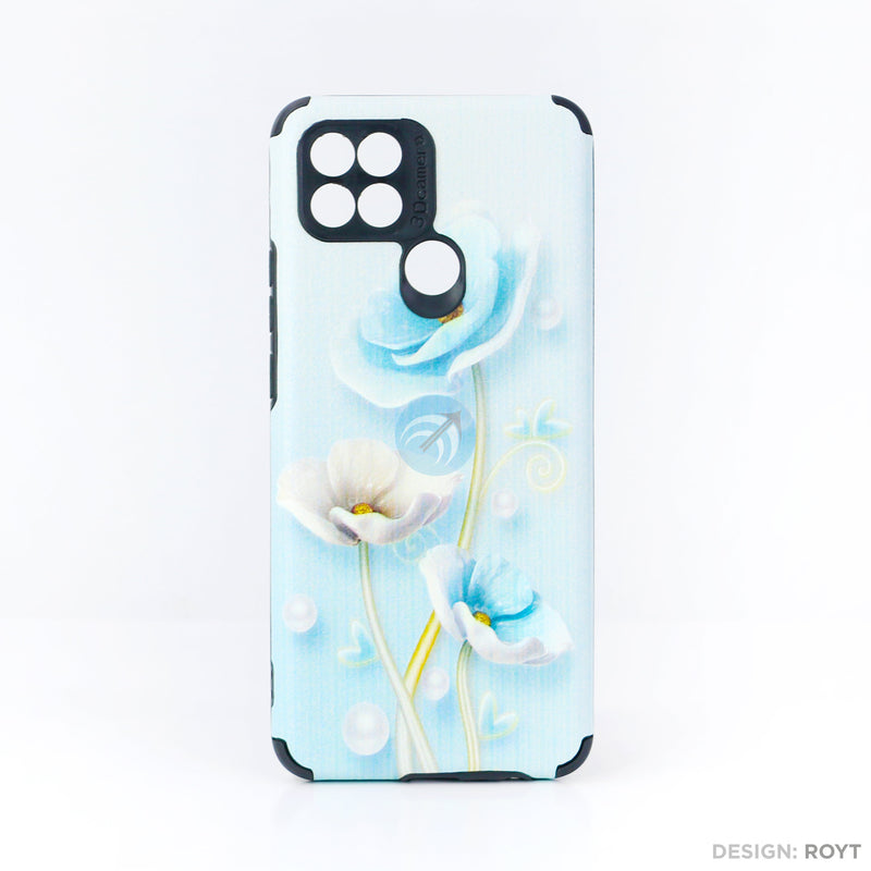 Ốp lưng OPPO A15 IMD da chống sốc hình hoa