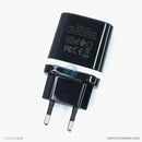 Cốc sạc usb A 18W HOCO C12Q màu đen bh01t