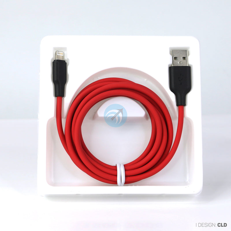 Cáp sạc usb A to lightning 2.4A silicone 2 mét HOCO X21 PLUS