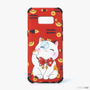 Ốp lưng SAMSUNG S8 hình mèo thần tài nhựa cứng