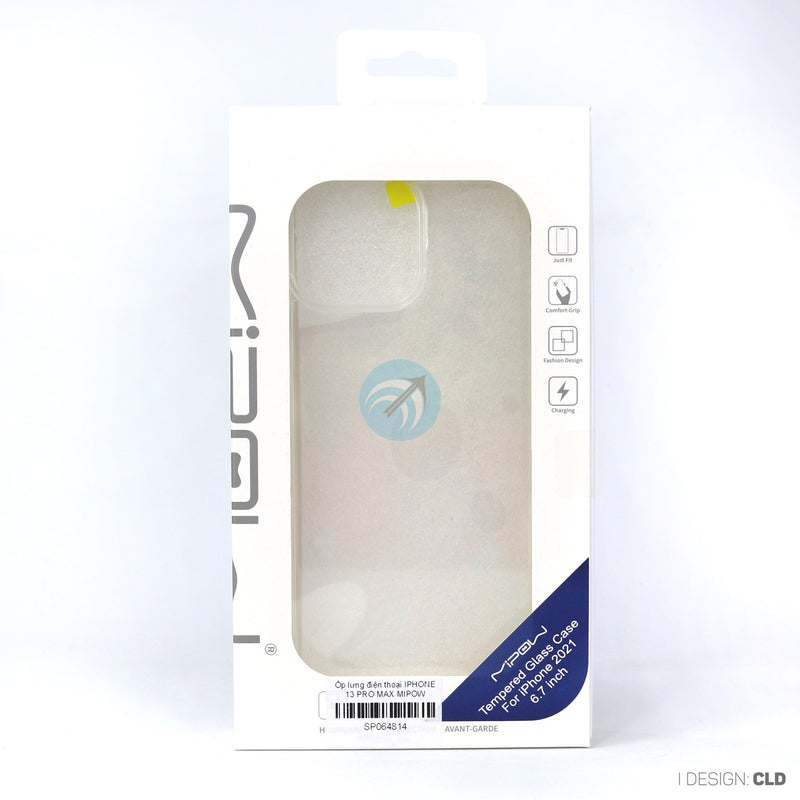 Ốp lưng điện thoại IPHONE 13 PRO MAX MIPOW TEMPERED GLASS (PS23S)