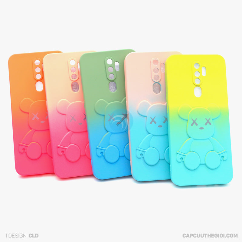 Ốp lưng OPPO A9 2020 gấu nổi 2 màu