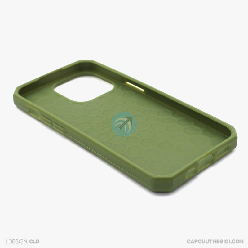 Ốp lưng IPHONE 13 PRO UAG silicon chống bẩn màu xanh rêu
