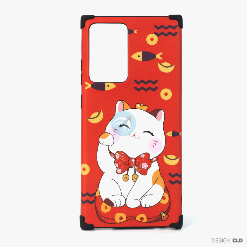Ốp lưng SAMSUNG NOTE 20+ hình mèo thần tài nhựa cứng