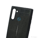 ỐP LƯNG DA ĐIỆN THOẠI SAMSUNG NOTE 10 AUTO DẺO ĐEN