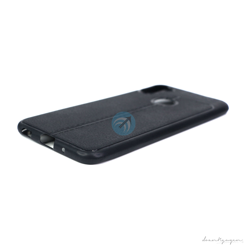 ỐP LƯNG DA ĐIỆN THOẠI SAMSUNG A11/ M11 AUTO DẺO ĐEN