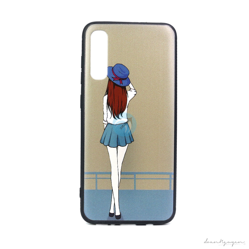 ỐP LƯNG SAMSUNG A70 (CÔ GÁI SÀNH ĐIỆU)