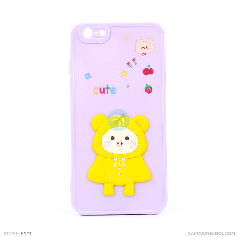 Ốp lưng IPHONE 6+/6s+ hình nổi xin xắn