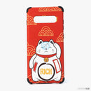 Ốp lưng SAMSUNG S10+ hình mèo thần tài nhựa cứng