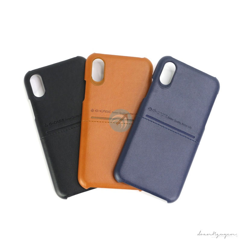 ỐP LƯNG IPHONE X/ XS DA CARD G-CASE