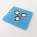 Dán bảo về CAMERA màu xanh gắn đá IPHONE 12 PRO KUZOOM DIAMOND 3 mắt