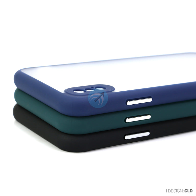 ỐP LƯNG ĐT IPHONE X/XS (NHÁM HÌNH VIỀN MÀU SPACE HỘP)