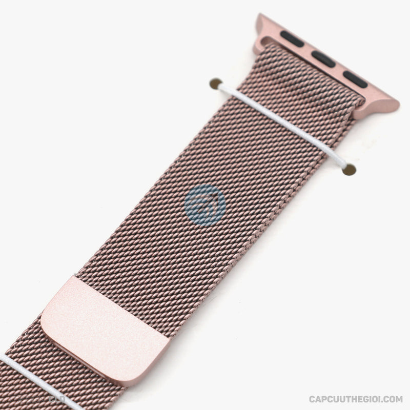 Dây đeo Thép Apple Watch 38/40/41mm màu hồng COTEETCI