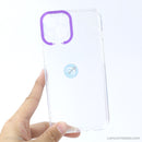 Ốp lưng IPHONE 13 6.1 trong viền camera màu tím REALSKY