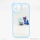 Ốp lưng IPHONE 12 6.1 lưng trong in hình cute có tai mèo