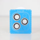 Dán bảo vệ CAMERA màu bạc gắn đá IPHONE 12 PRO MAX KUZOOM DIAMOND 3 mắt