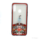 ỐP LƯNG ĐIỆN THOẠI SAMSUNG A20S NHÁM HÌNH VIỀN MÀU