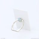 Nhẫn dán lưng điện thoại nhựa màu trắng