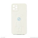 ỐP lưng IPHONE 11 PRO MAX hình nổi gấu đứng màu kem