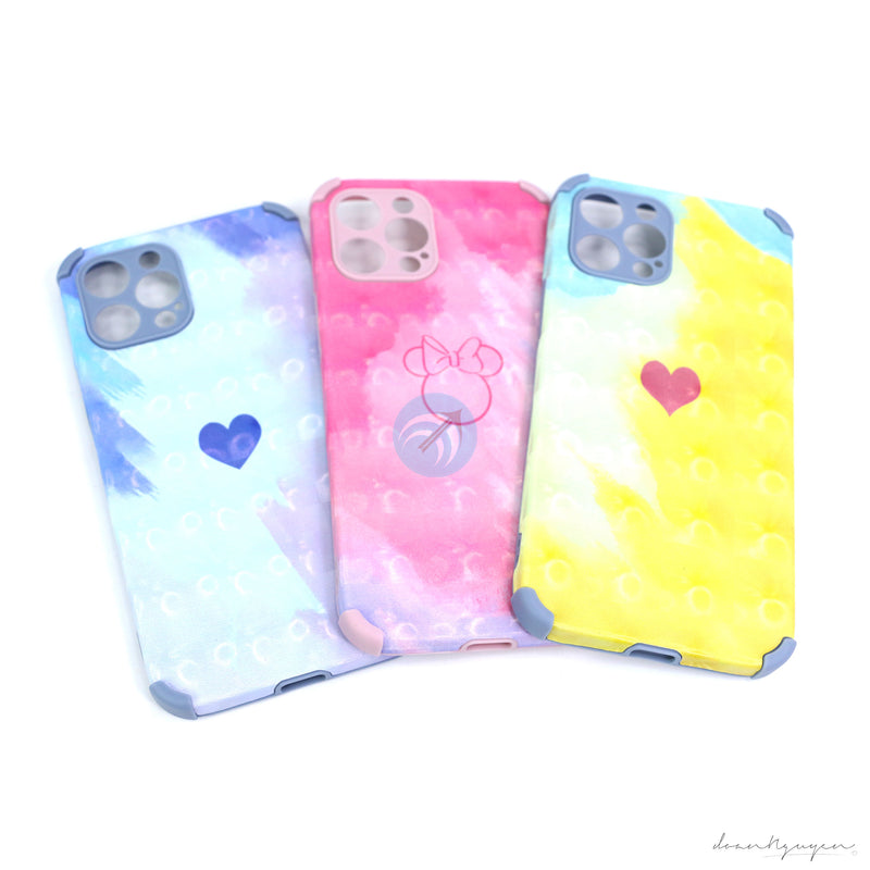 ỐP LƯNG IPHONE 12 PRO HÌNH TIM VIỀN VUÔNG