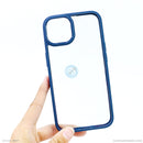 Ốp lưng IPHONE 13 6.1 lưng trong viền xanh dương LIKGUS