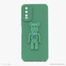 Ốp lưng VIVO Y20 hình gấu nổi có giá đỡ silicon màu