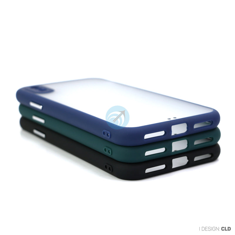 ỐP LƯNG ĐT IPHONE X/XS (NHÁM HÌNH VIỀN MÀU SPACE HỘP)