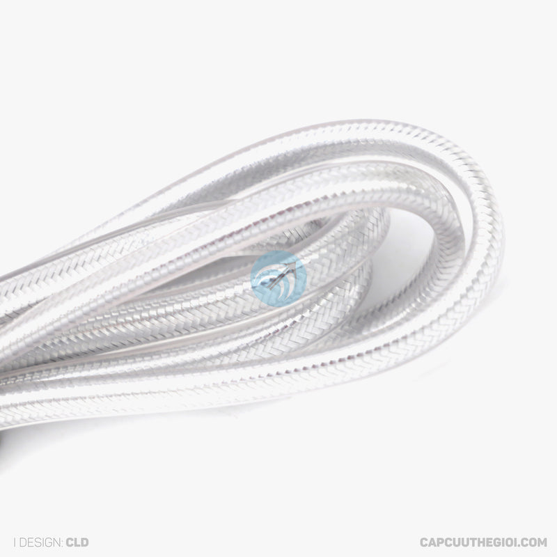 Cáp sạc usb A to micro 2.4A 1,2 mét màu xám HOCO U105 bao test 7 ngày