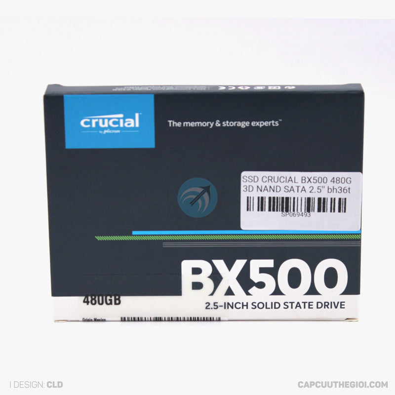 SSD CRUCIAL BX500 480G 3D NAND SATA 2.5'' bh36t