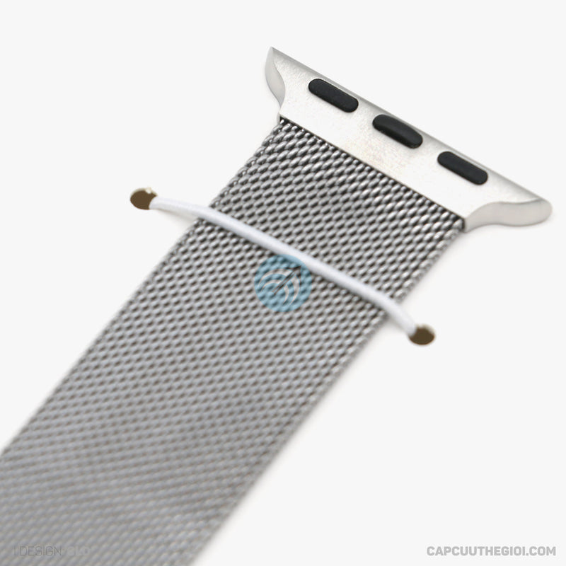 Dây đeo Thép Apple Watch 38/40/41mm màu bạc COTEETCI