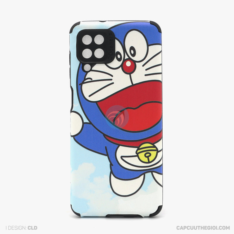 Ốp lưng SAMSUNG A12 IMD hình doraemon chống sốc