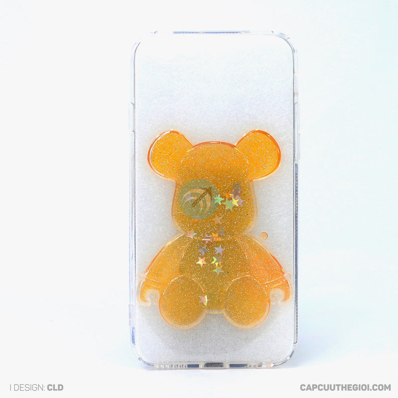 Ốp lưng IPHONE 6G/6S trong hình gấu kim tuyến