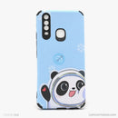 Ốp lưng VIVO Y12 IMD hình chống sốc vải sọc