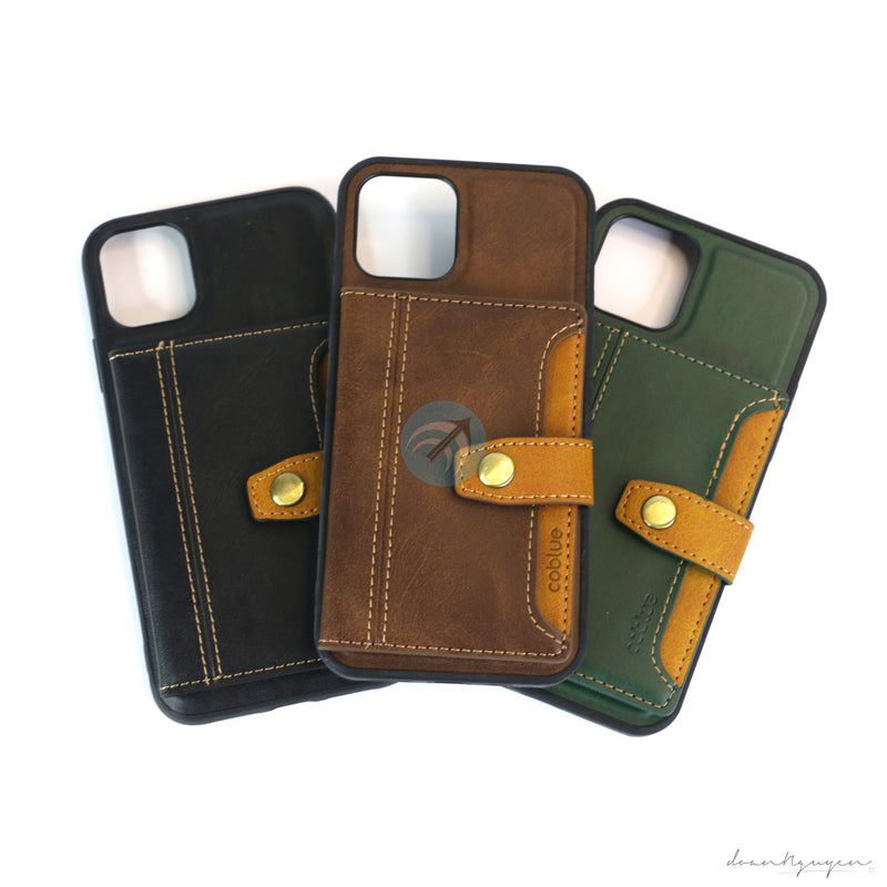 Ốp lưng da IPHONE 12/12 PRO (COBLUE)