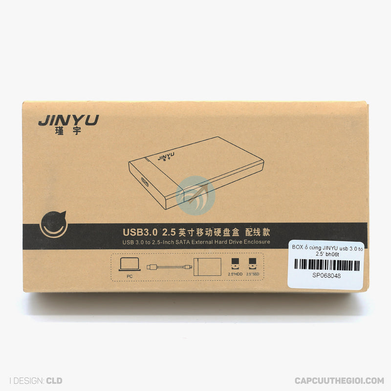BOX ổ cứng JINYU usb 3.0 to 2.5' bh06t