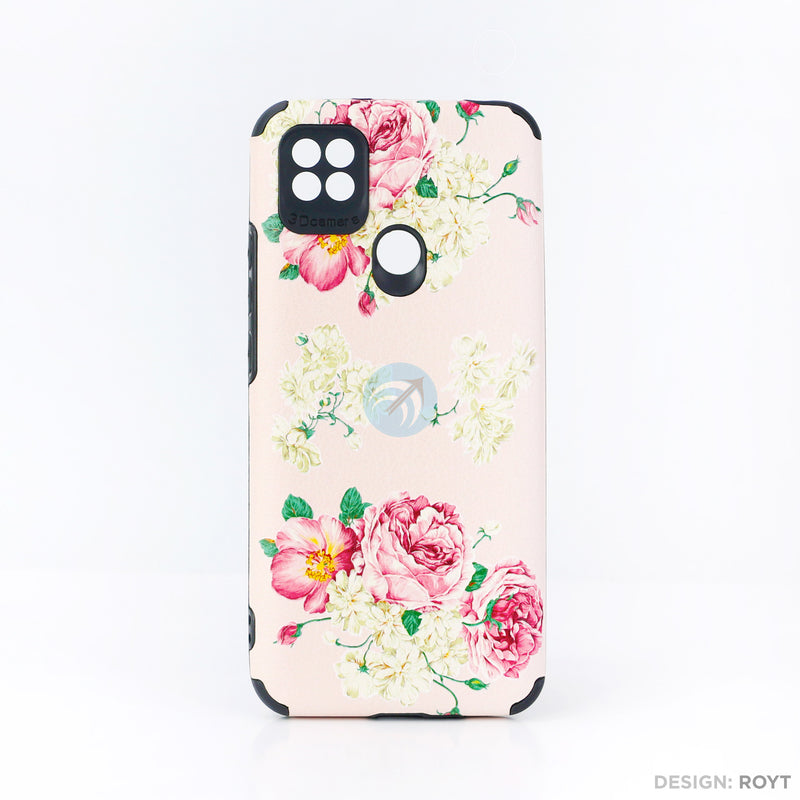Ốp lưng XIAOMI REDMI 9C IMD da chống sốc hình hoa