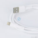 Cáp sạc usb A to linghtning 2.4A silicone 1 mét màu trắng/đen BOROFONE BX30 bh01t