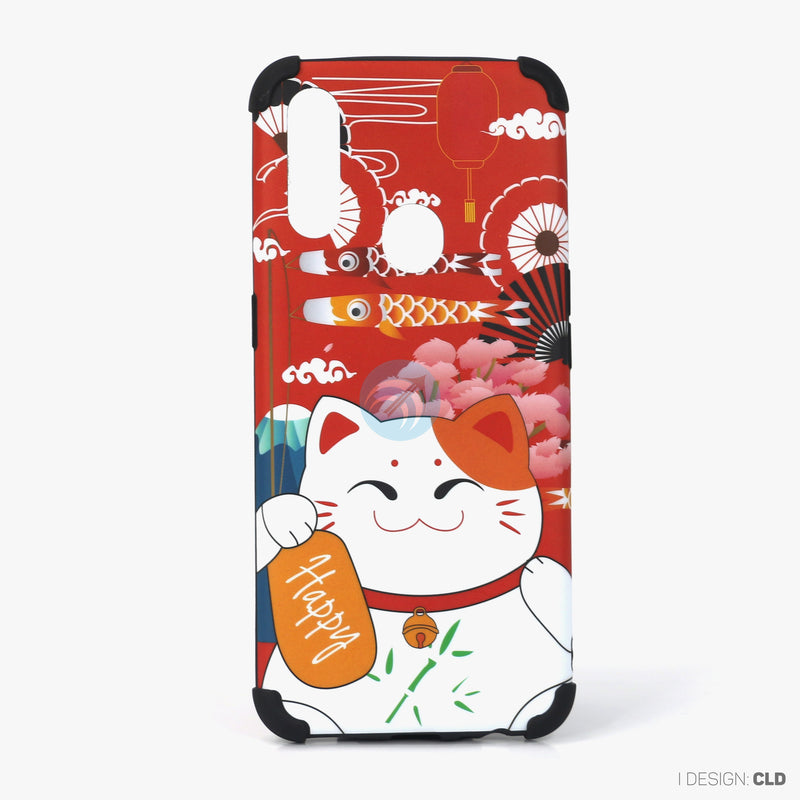 Ốp lưng OPPO A31 hình mèo thần tài nhựa cứng