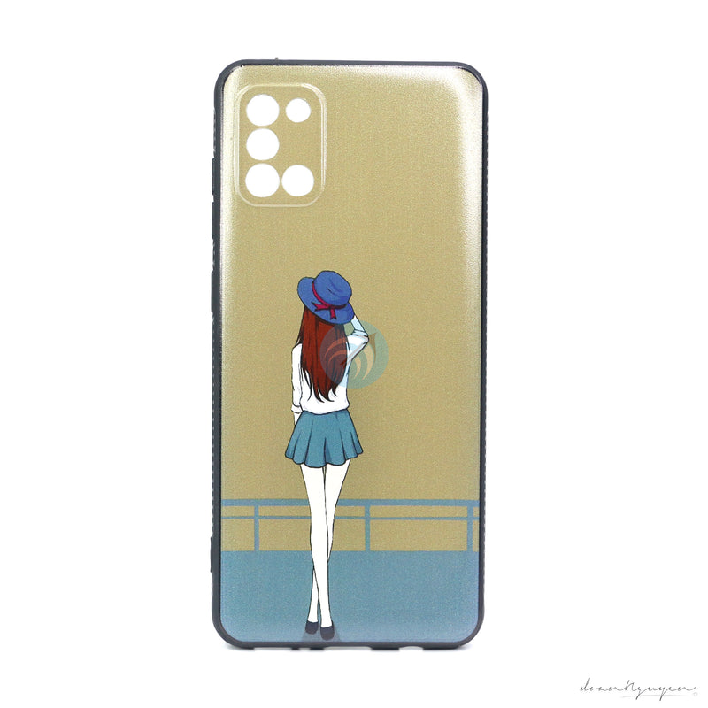 ỐP LƯNG SAMSUNG A31 (CÔ GÁI SÀNH ĐIỆU)