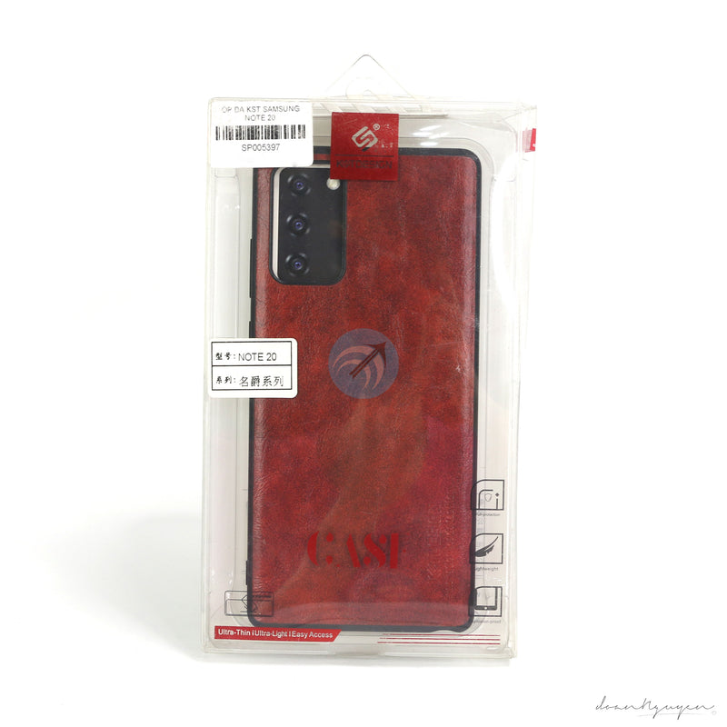 ỐP LƯNG DA ĐIỆN THOẠI SAMSUNG NOTE 20 (KST)