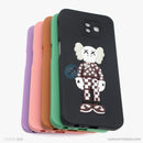 Ốp lưng SAMSUNG J6+ silicon màu hình nổi