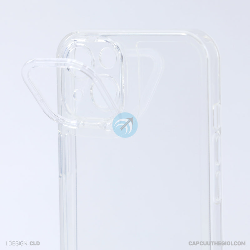 Ốp lưng IPHONE 13 6.1 trong viền camera trong REALSKY